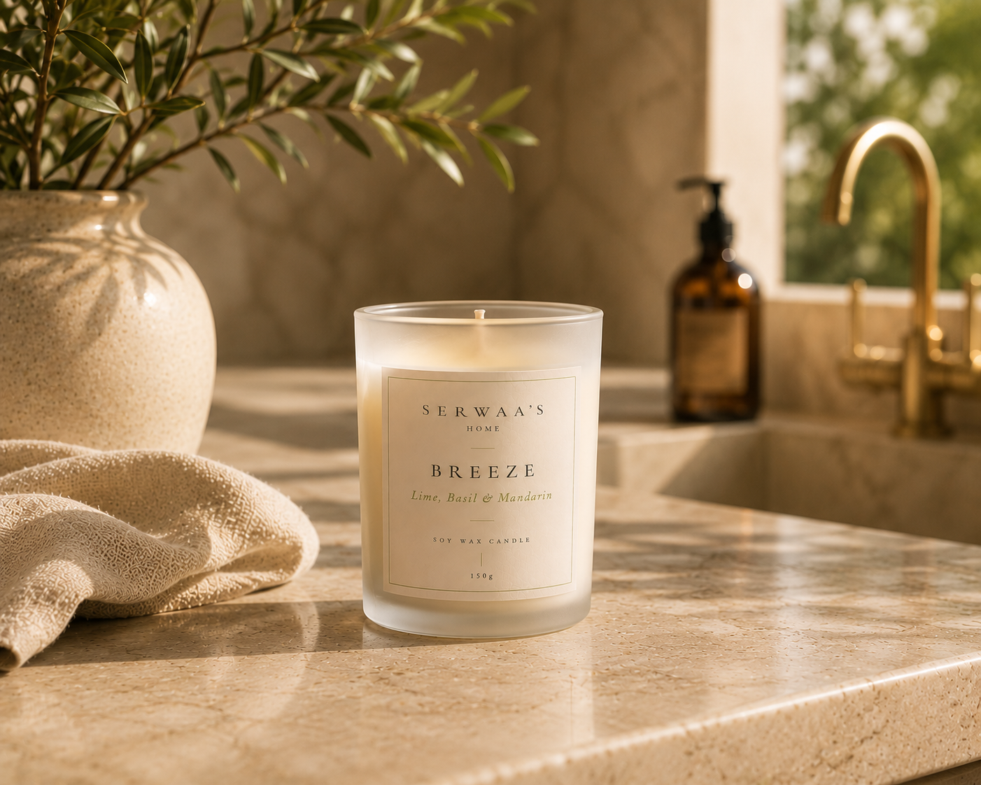 Breeze | Lime, Basil & Mandarin Candle