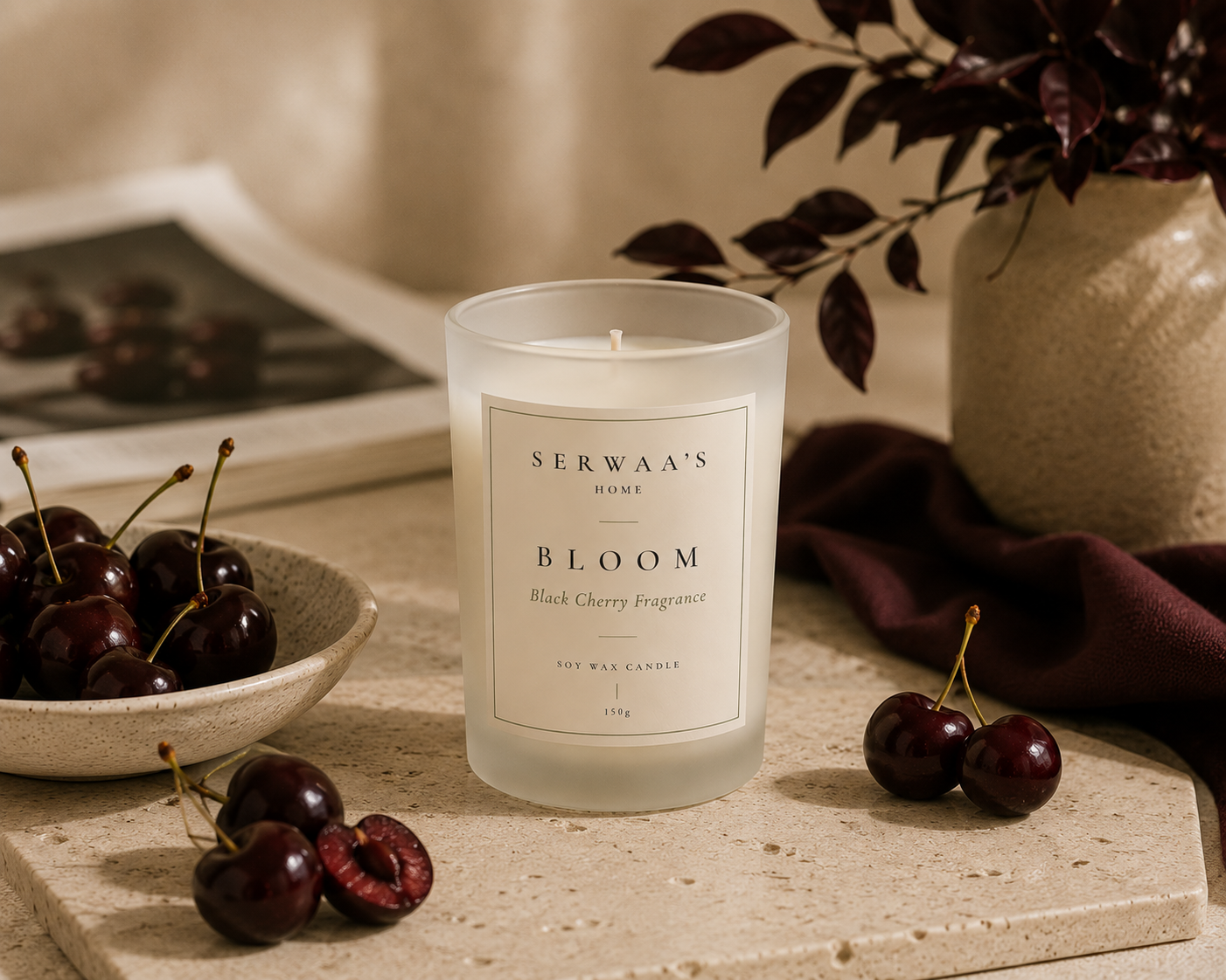 Bloom | Black Cherry Candle