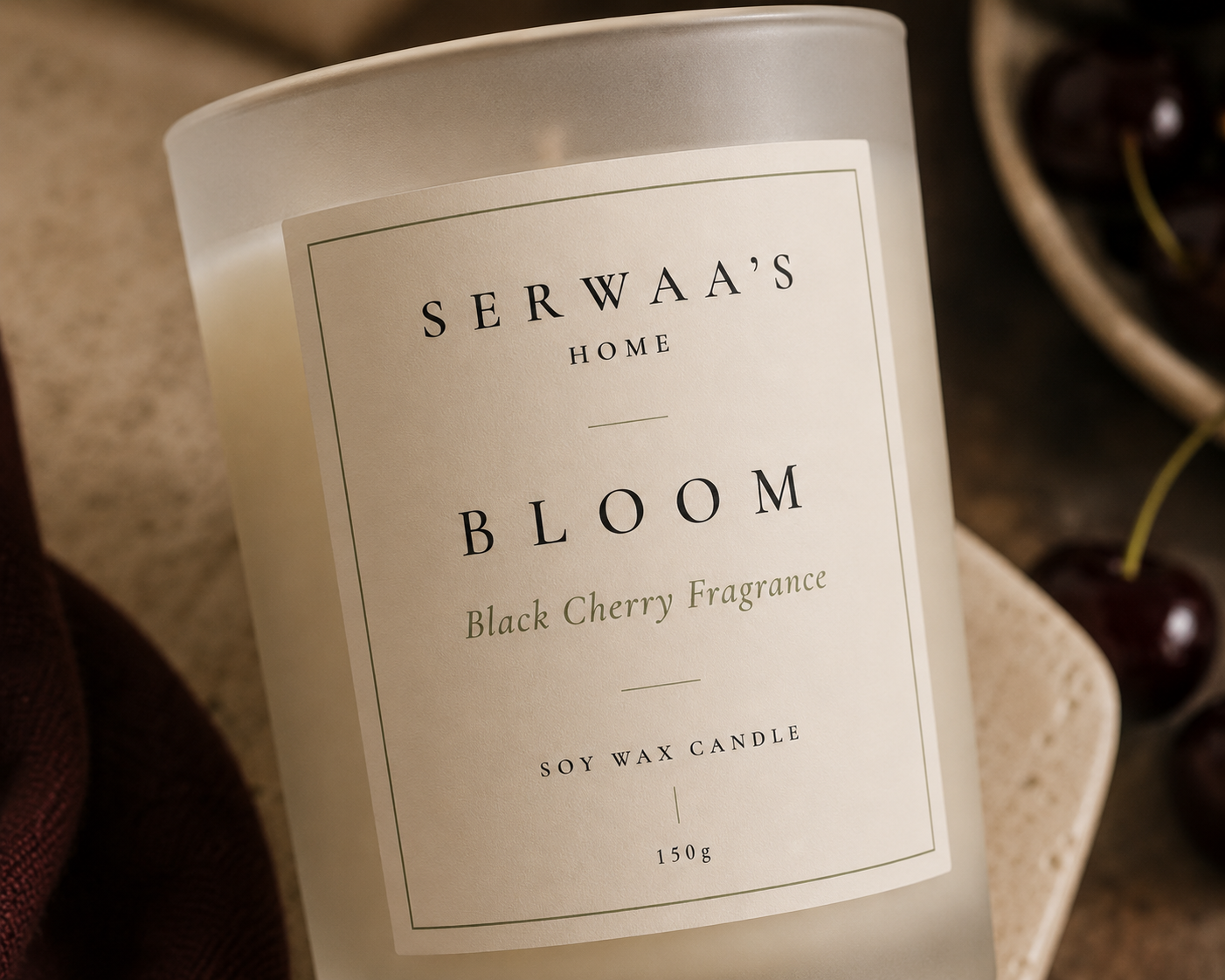 Bloom | Black Cherry Candle