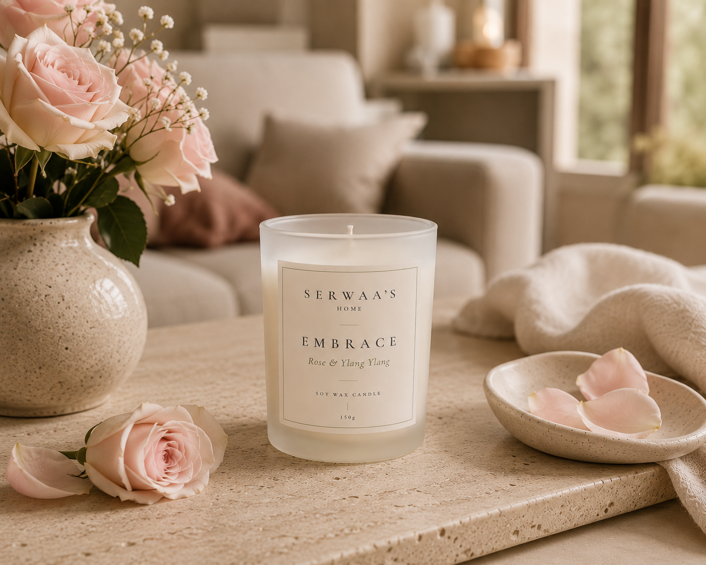 Embrace | Rose & Ylang Ylang Candle