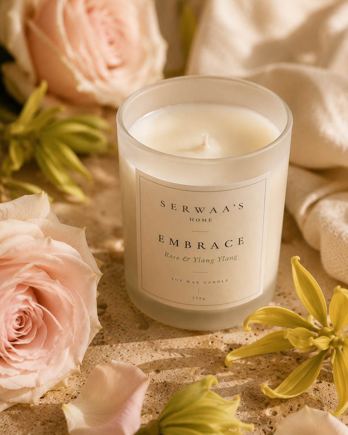 Embrace | Rose & Ylang Ylang Candle