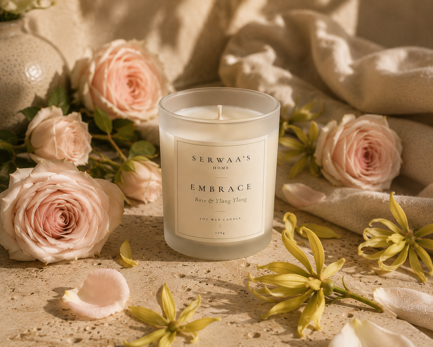 Embrace | Rose & Ylang Ylang Candle
