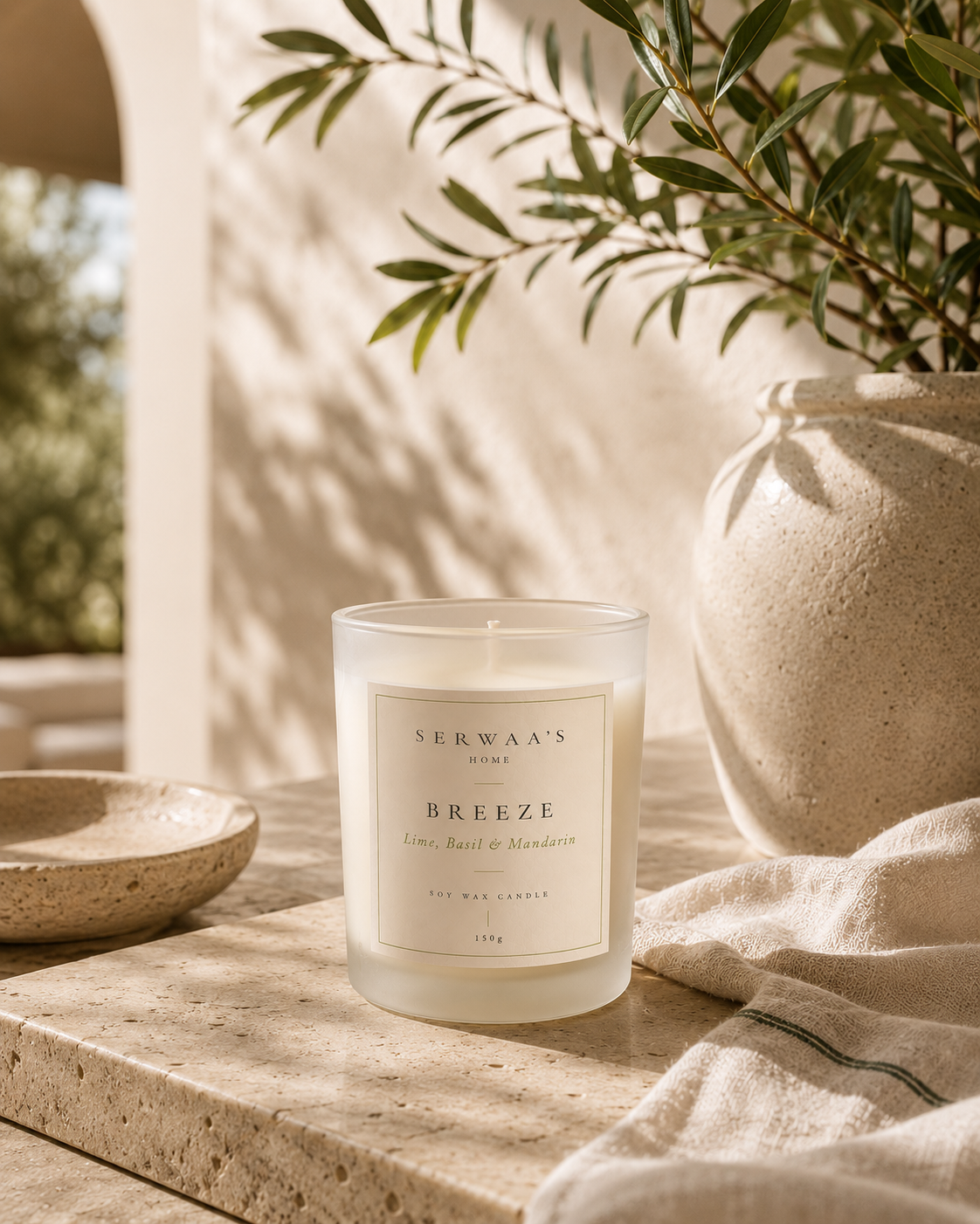 Breeze | Lime, Basil & Mandarin Candle
