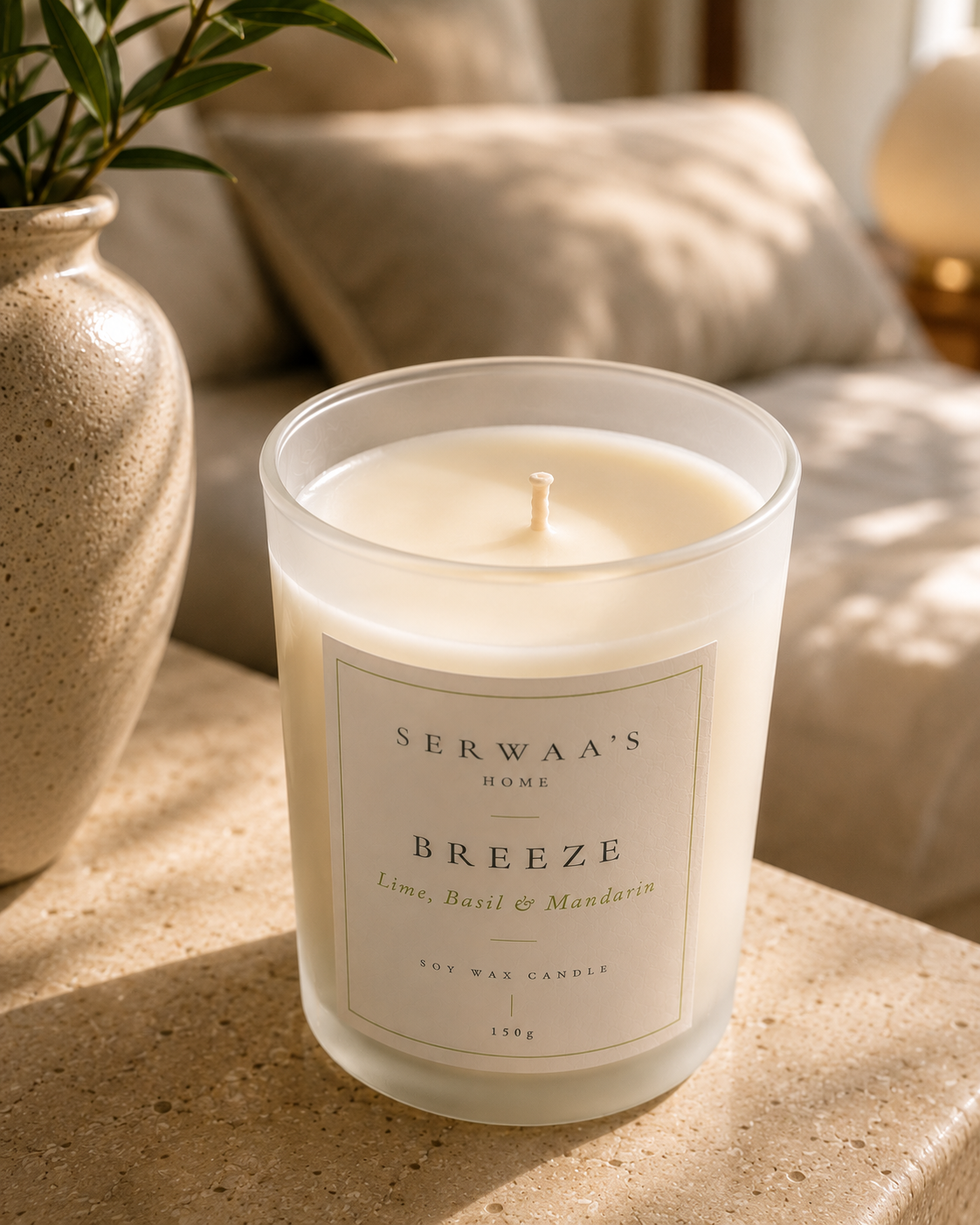 Breeze | Lime, Basil & Mandarin Candle