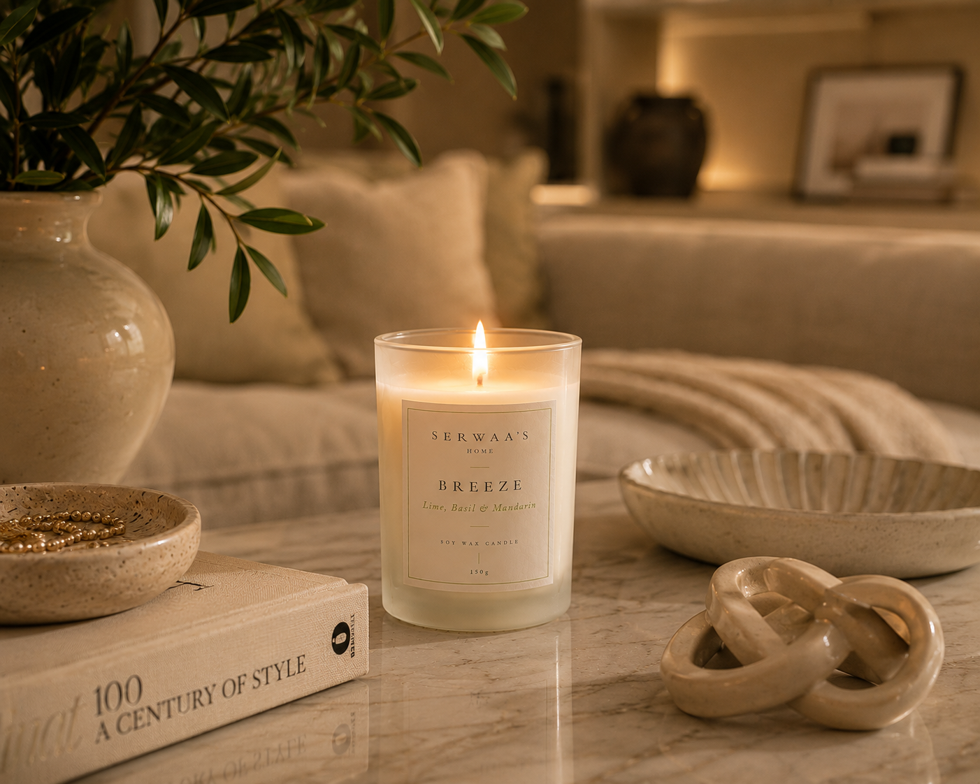 Breeze | Lime, Basil & Mandarin Candle